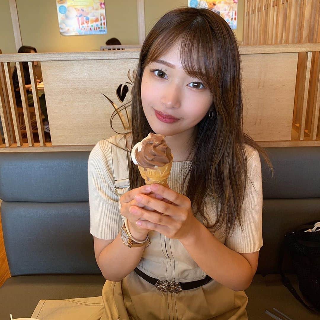 平佐知子のインスタグラム：「ソフトクリームも作ったのさ  #おはようございます  #今日も  #バイト  #フォローミー  #お願いします  #いいね」