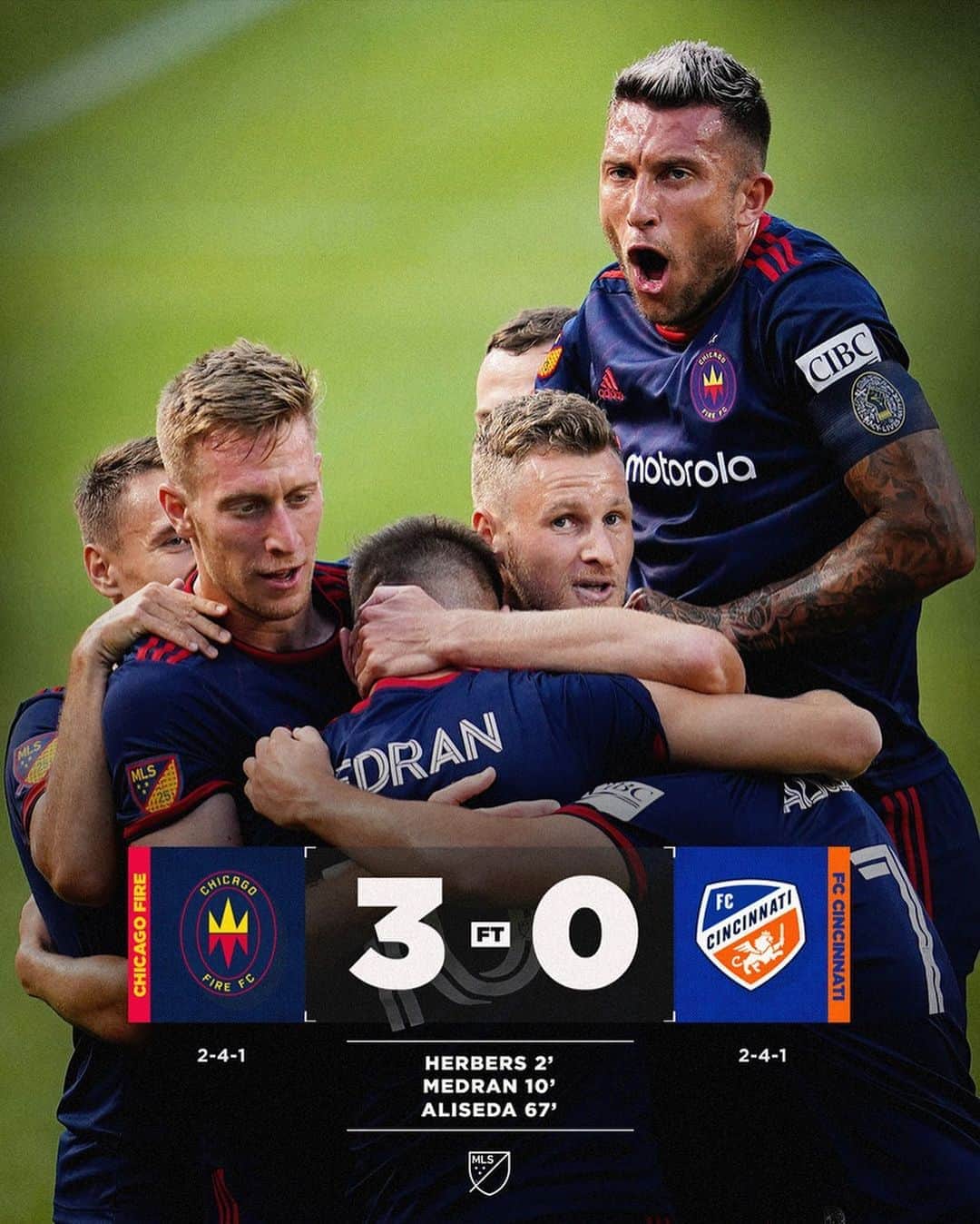 Major League Soccerさんのインスタグラム写真 - (Major League SoccerInstagram)「@chicagofire’s Soldier Field return & @houstondynamo’s first win of the season highlight an action packed Tuesday.」8月26日 12時02分 - mls