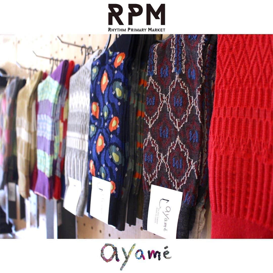 アールエフダブリューさんのインスタグラム写真 - (アールエフダブリューInstagram)「【RPM INFORMATION】  こんにちは！ 本日もオープンしました！  ayame'socksが久しぶりに入荷しました！ メンズレディースともに新色もございます！ 秋冬の新作シューズとともにぜひよろしくお願いします。  www.rfwtokyo.com @rfwtokyo   #rpm #rfwtokyo #rfw #rhythmfootwear #sneaker #sneakers #kicks #instashoes #instakicks #sneakerhead #sneakerheads #nicekicks #sneakerfreak #kickstagram #shoestagram #boots #bag #backpack #socks #秋冬 #代々木八幡 #八幡商店街 #rhythmprimarymarket #新作 #ayamesocks」8月26日 12時24分 - rfwtokyo