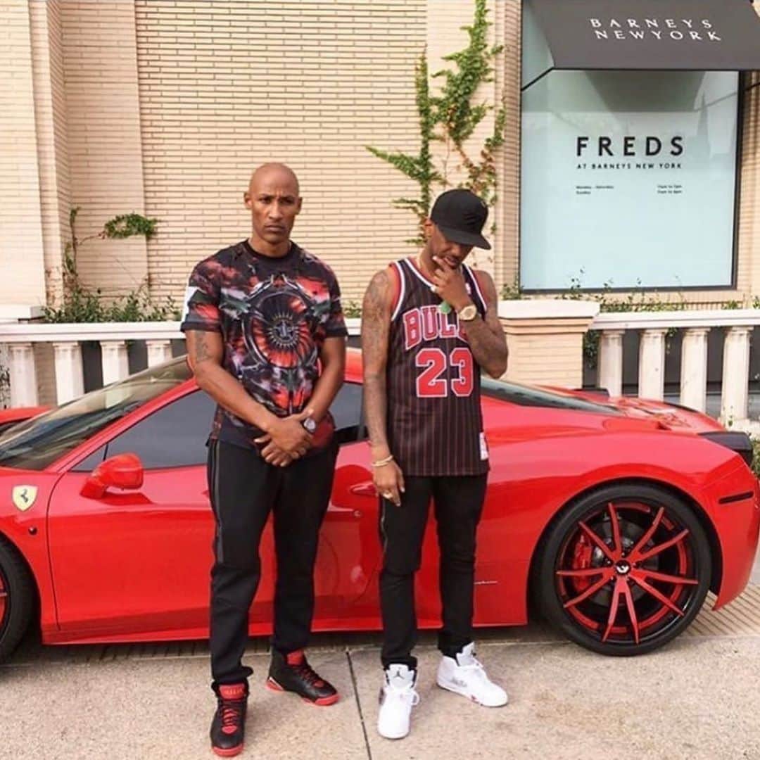 ファボラスのインスタグラム：「Like once upon a time... in that 458 wit Prime! We celebrating your life still bro!! Happy Birthday!!  Miss You Boy.. Rest In Power Prime Tyme 🎈🙏🏾」