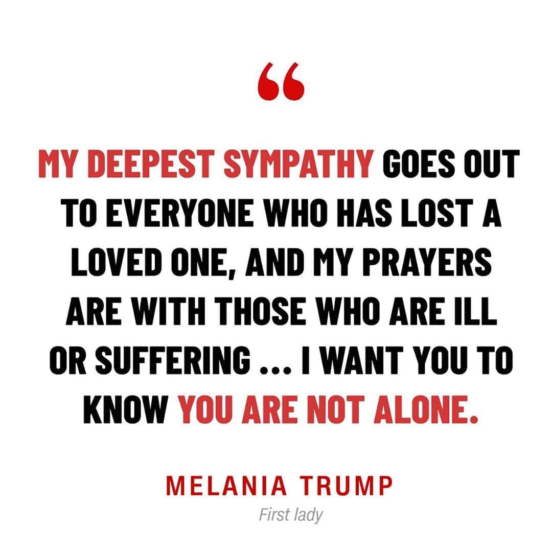 CNNさんのインスタグラム写真 - (CNNInstagram)「First lady Melania Trump offered comfort to families suffering during the coronavirus pandemic, saying, "I want you to know you are not alone." During her #RNC2020 address, she vowed that the Trump administration would “not stop fighting until there's an effective treatment on or vaccine available to everyone."」8月26日 13時16分 - cnn