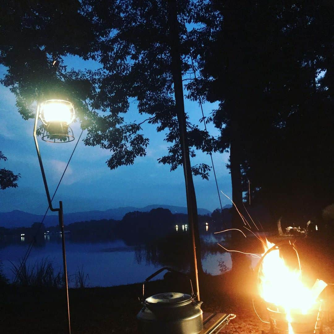 須賀由美子さんのインスタグラム写真 - (須賀由美子Instagram)「ラジオでも話したcamp♪ 最高だったよ♡ #ほとりのあそび場キャンプ場」8月26日 13時23分 - tottiyumi