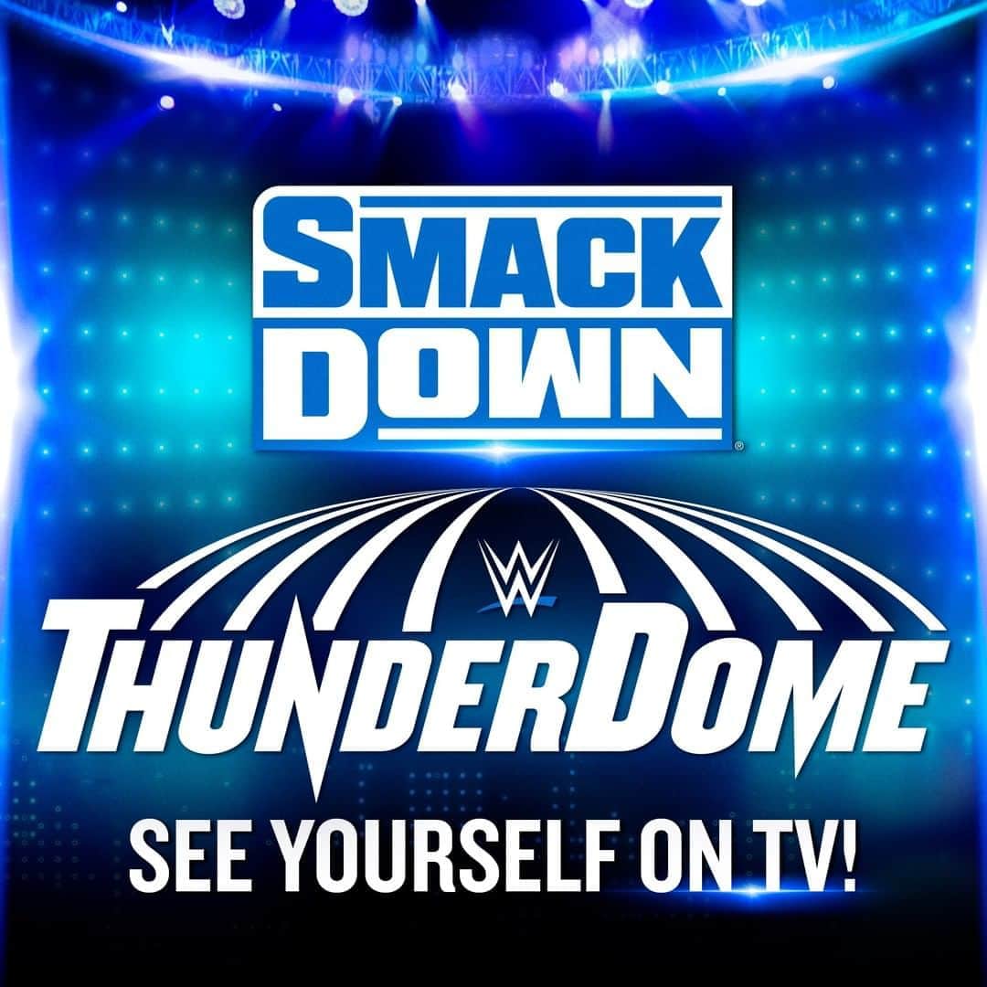 WWEさんのインスタグラム写真 - (WWEInstagram)「Join fans from around the world live on TV!  Register now for your virtual seat in the #WWEThunderDome on #SmackDown! Link in bio to register.」8月27日 0時30分 - wwe