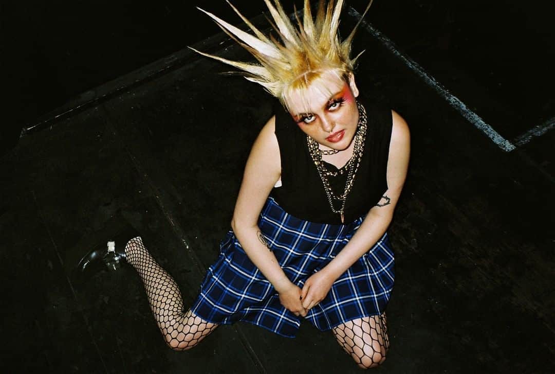 アンダーグラウンドのインスタグラム：「Storm wears the Midi pleated skirt in Claremont Tartan, a new addition to the collection. Available form our online store.⁠ ⁠ ⁠ **Step by step we work to improve our environmental footprint. As an independent company we are free to select materials ethically. This Authentic Tartan is produced at at a family owned Mill in the UK supporting sensible and sustainable manufacture**」