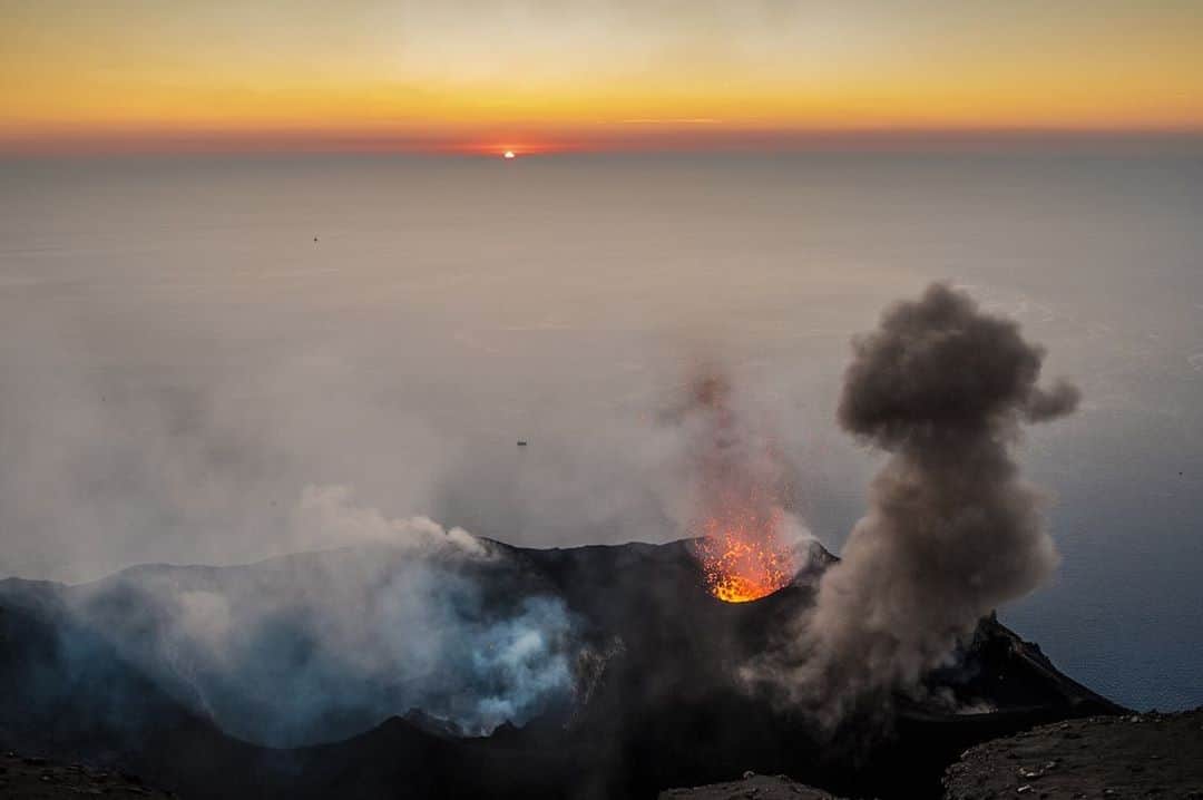 National Geographic Travelさんのインスタグラム写真 - (National Geographic TravelInstagram)「Photos by @francescolastrucci  The small Italian island of Stromboli is one of the most powerful, and definitely one of my favorite, places in Italy. Among the world's most active volcanoes, its spectacular but usually small eruptions can be seen from all around, giving the island the nickname of the "lighthouse of the Mediterranean.” If you want to get close to the eruptions, arrive at the summit before sunset to witness a spectacular view. Having visited the island several times, I've learned that its magic goes beyond this astonishing daily show. The magic is in the people who inhabit the island and refer to the volcano as a living entity, calling it “Iddu” (Sicilian for "He").  Follow me @francescolastrucci for more places, daily life, and stories around the world. #italy #stromboli #volcano」8月27日 1時07分 - natgeotravel