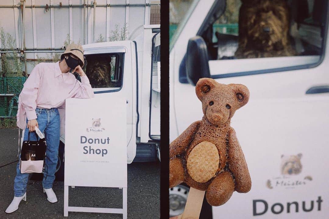 志村禎雄さんのインスタグラム写真 - (志村禎雄Instagram)「🧸🧸🧸 ♡♡♡   #donutshop」8月26日 16時19分 - s.dao_