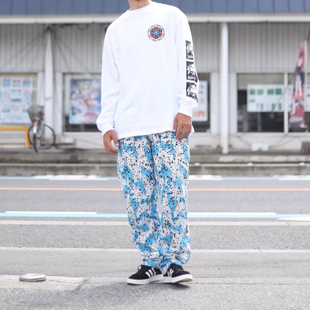 のインスタグラム：「MASSES﻿ @masses_tokyo﻿ ﻿ ﻿ 【L/S TEE】﻿ ■ T-SHIRTS L/S SKULL﻿ ￥13,200- (tax  in)﻿ ﻿ ﻿ 【PANTS】﻿ ■ SPLASH PANTS﻿ ￥26,400- (tax  in)﻿ ﻿ ﻿ ﻿ #masses #masses_tokyo #マシス #arknets #ark #ark_utsunomiya﻿ @arknets_official」