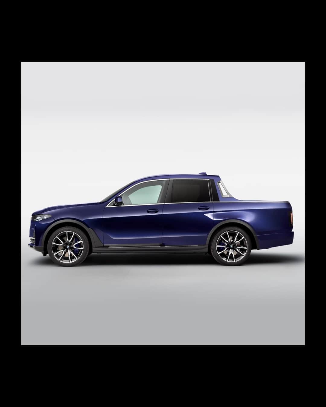 BMWのインスタグラム：「Sophisticated Uniqueness. The BMW X7 Pick-Up was built in just ten months by twelve trainees at BMW, turning a production model into a fully functional, road-legal automobile in show car quality. #TheX7 #BMW #ConceptCar #pickup #X7」