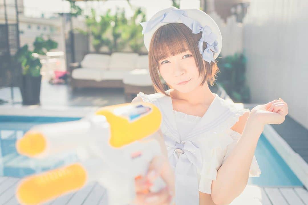 白波瀬ミキティ。のインスタグラム：「ばーーん💘⚡️ . . . . #水着 #toalice  #ロリータ #夏服コーデ  #東京スタジオ #笑顔 #甘ロリ #かわいい  #グラビアアイドル #合法ロリ  #コスプレイヤー #グラビア #アイドル #モデル #ポートレート #cosplayer #animecosplayer #cosplayphoto #japanesecosplayer #cosplayersofinstagram  #コスプレイヤー自画撮り部 #anime #自撮り女子 #アニメ好き #cosplaygirl #cosplayworld #東京カメラ部 #コスプレイヤーさんと繋がりたい #インスタグラマー #costume」