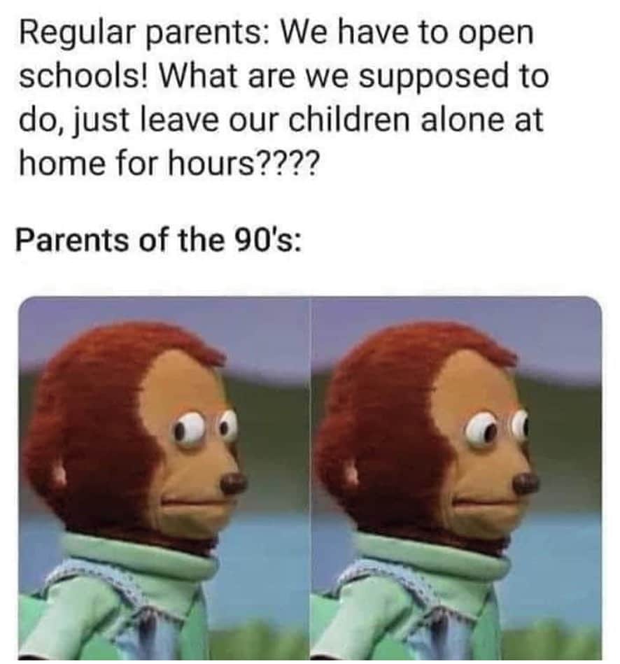 Average Parent Problemsのインスタグラム：「Latch key kid from the ‘80s here! 🙋🏻‍♀️ // Found on @scarymommy」
