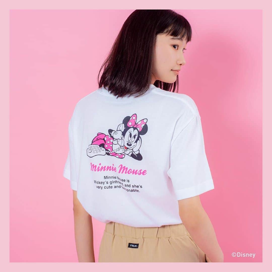 ルミネエスト新宿さんのインスタグラム写真 - (ルミネエスト新宿Instagram)「#PositivelyMINNIE キャンペーン開催中🎀 ※8/31（月）まで ・ #milkfed フロントのブランドロゴと、バックプリントのディズニーキャラクターが印象的なデザイン。みんなでお揃いコーデを楽しめるTシャツです。 ・ #Tシャツ 各¥4,500 ●サイズ：フリー ●カラー：ミッキーマウス：ホワイト／ブラック、ミニーマウス：ホワイト／ブラック、グーフィー：ホワイト／ネイビー ミルクフェド／3F （@milkfedjp） ・ ※all without TAX ※販売時期に関しては各ショップへお問合せください。 ※売り切れの場合がございます。 ・ 🎁特別プレゼント🎁 対象のミニーマウスデザイングッズ商品のご購入で「オリジナルステッカー（3枚入り）」を 差し上げます！【数量限定】  ・  ★プロフィールから、「ルミネエストPositivelyMINNIE 特設ページ」にアクセスもできます💻✨ ・ #ルミネエスト #ルミネエスト新宿 #lumineest #ニット #minniemouse #ミニーマウス #ミニーちゃん #ミニー #minnie #disney #ディズニー #fashion #ミニーちゃんデザイン #ミニーマウスデザイン #コーデ #ディズニーコーデ #ディズニー好き #ディズニー部 #ファッション #tシャツ #ミッキー #グーフィー #ミッキーデザイン #グーフィーデザイン」8月26日 20時03分 - lumine_est