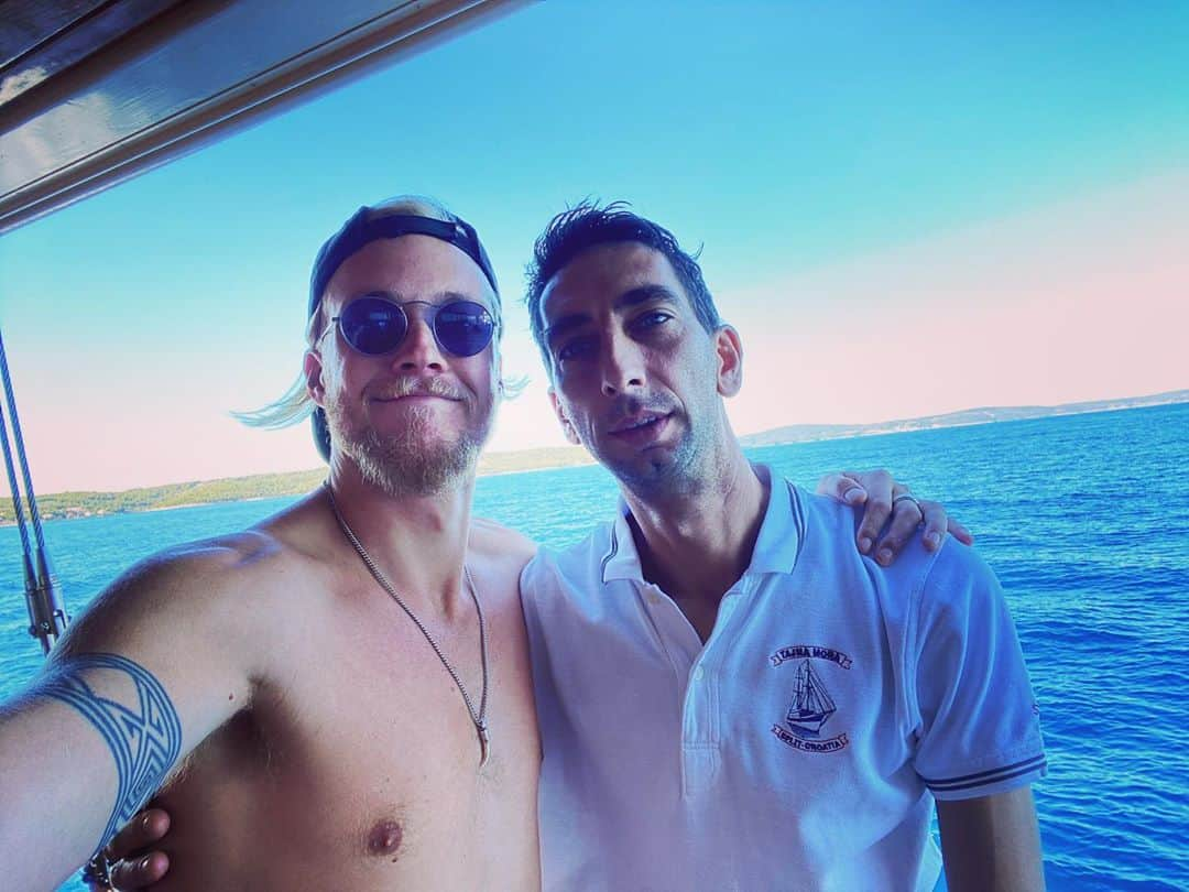 ルーファス・テイラーさんのインスタグラム写真 - (ルーファス・テイラーInstagram)「More from beautiful Croatia. Thanks @yacht_tajna_mora for an amazing trip. Ivar, you’re the man 👊🏼 and cheers Phillipe and the rest of the crew.」8月26日 20時24分 - rufusttaylor