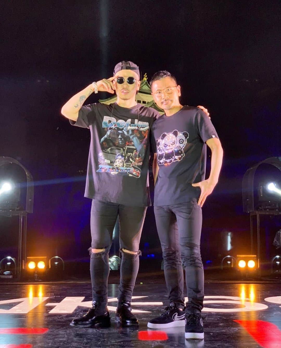 久野 創のインスタグラム：「AK-69さんと😭  #AK69 #AK69LIVElive #名古屋城」