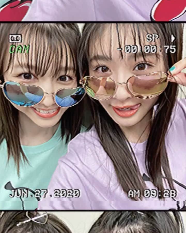 若林真帆のインスタグラム：「¨﻿ ﻿ えりなと話すといつもマシンガントーク ☺︎﻿ ﻿ 🌻﻿ #ニコラ #町田恵里那 #若林真帆 #kirsh #kirshgirl」