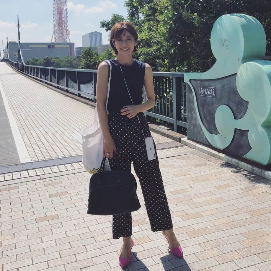 畑野ひろ子のインスタグラム：「@story_love40 撮影終わり。  #ootd」