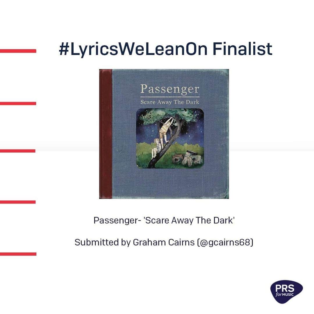 PRS for Musicさんのインスタグラム写真 - (PRS for MusicInstagram)「Thanks to all those who entered our #LyricsWeLeanOn competition. Together with award winning producer @mrstevelevine, we’ve narrowed it down to a shortlist of our top 5 entries. Take a look below and like/comment if the song or lyrics resonate with you.  Final Shortlist  Paul Turner chose ‘Lean On Me’ by the late Bill Withers.  @clairecomposer chose Jason Mraz's ‘Living In The Moment’  Carl Dixon chose The Doors 'Riders on the storm'  @midnightandre chose ‘Good News’ by the late Mac Miller.  Graham Cairns chose Passenger's ‘Scare Away The Dark’  The winner will be announced next week.」8月26日 22時03分 - prsformusic