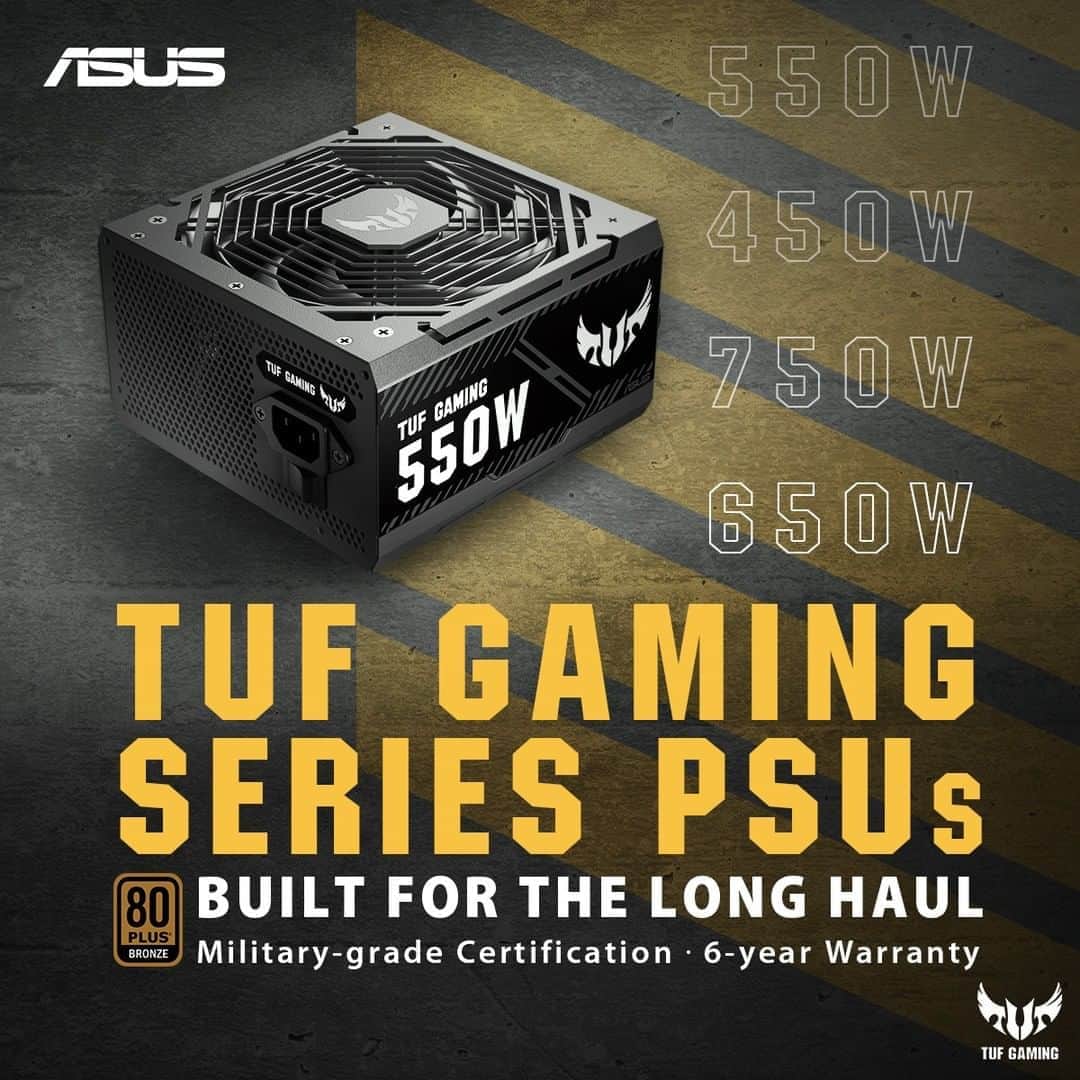ASUSさんのインスタグラム写真 - (ASUSInstagram)「Presenting the perfect PSU to slot into your #TUFgaming rig. A robust cooling solution that create a power platform you can depend on. High-quality capacitors and chokes undergo a myriad of tests, including extreme temperatures and vibration tests, to ensure they meet rigorous military specifications.」8月26日 23時00分 - asus