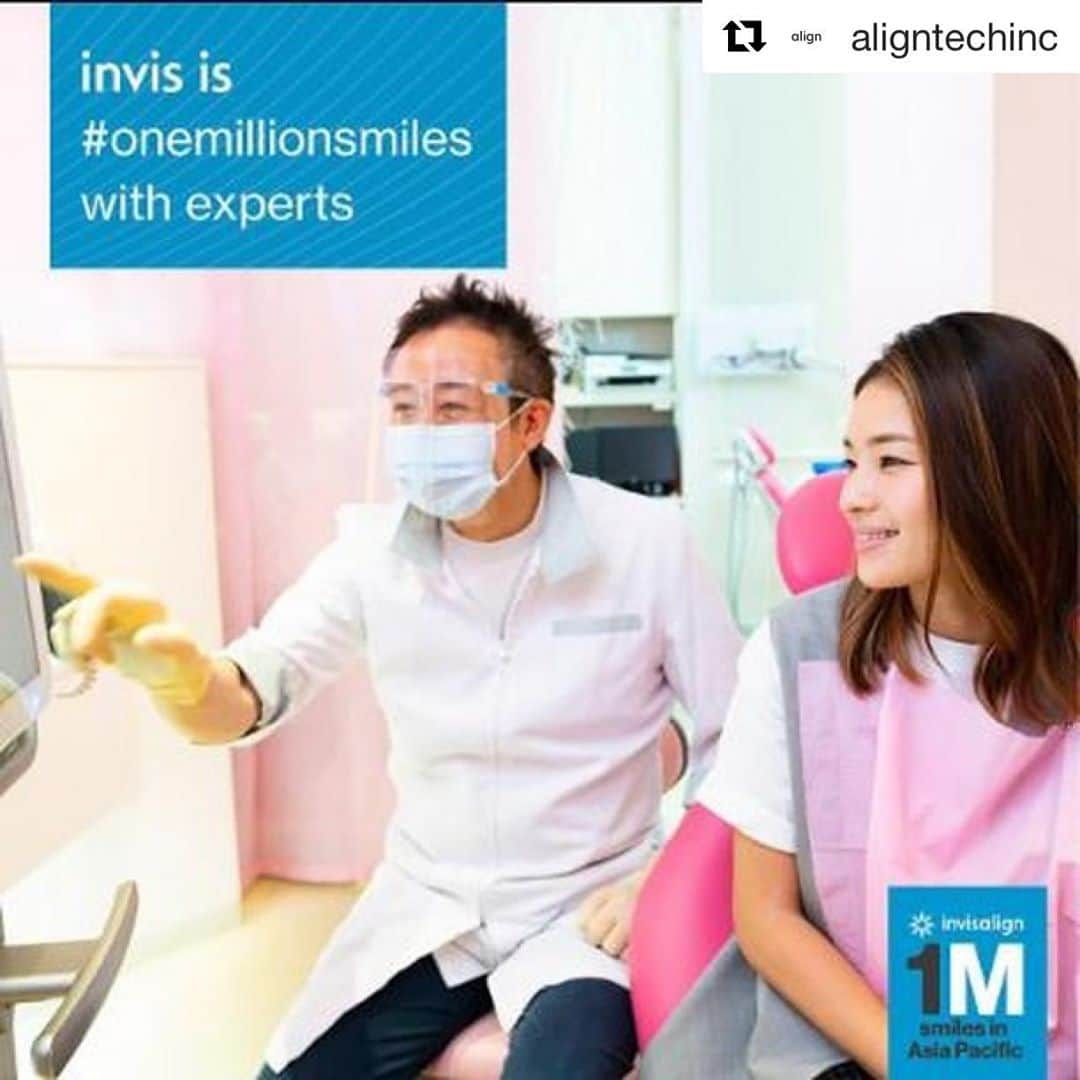 才藤歩夢さんのインスタグラム写真 - (才藤歩夢Instagram)「@invisalignjapan   #インビザラインジャパン  #Repost @aligntechinc with @get_repost ・・・ #AlignTech is celebrating 1 million @Invisalign patients in the Asia Pacific region and more than 8 million patients worldwide. We remain steady in our commitment to working alongside doctors to transform smiles and change lives.   To celebrate this milestone, we’re donating $10,000 USD to @OperationSmile. Join in the celebration by sharing this post online and hashtag #onemillionsmiles. Read the rest of the story: https://bit.ly/34xsR7H  #Invisalign #iTero #APAC」8月26日 23時11分 - ayumu_saito_