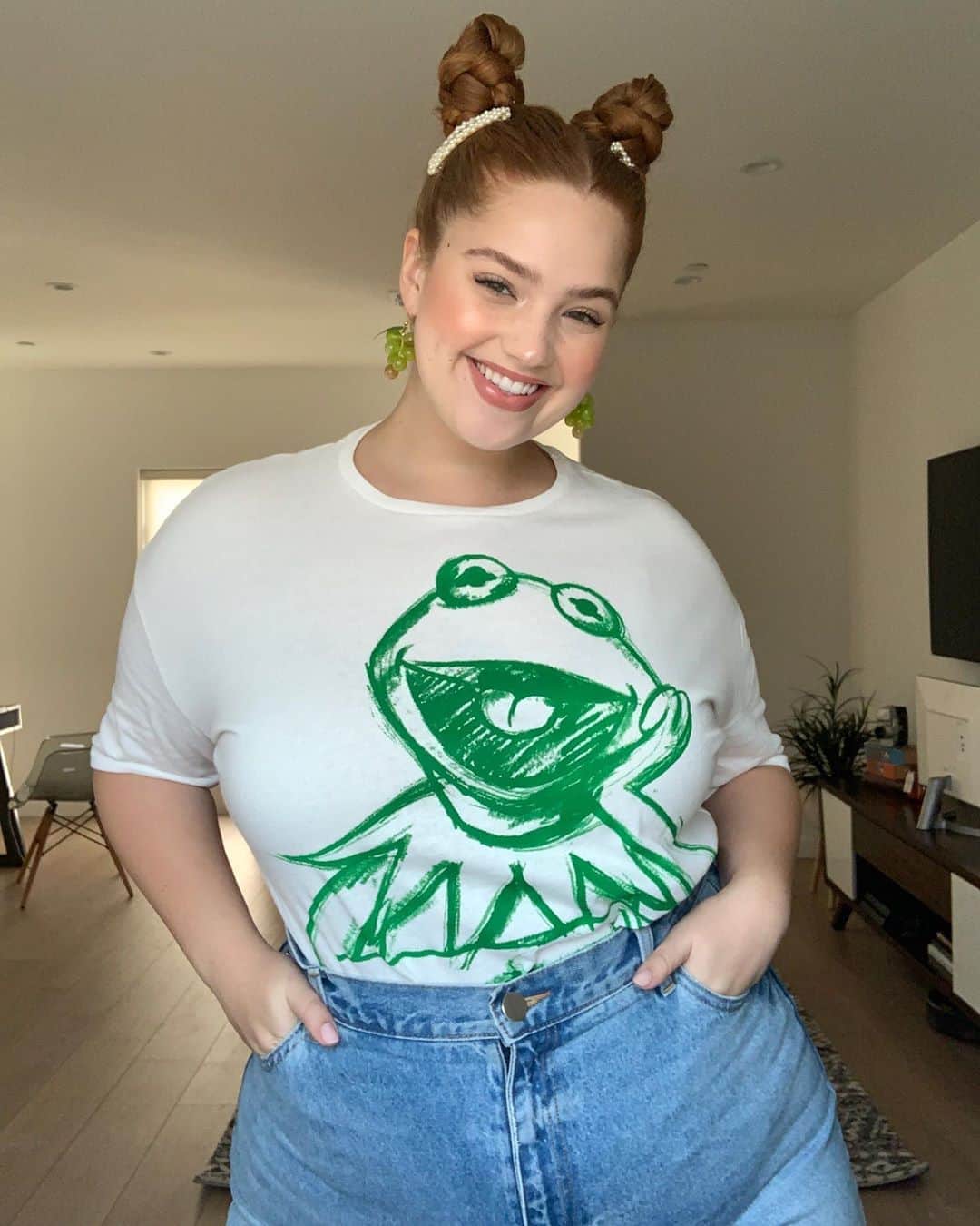 ブリー・キッシュのインスタグラム：「🐸 + 🐷 = 💘」