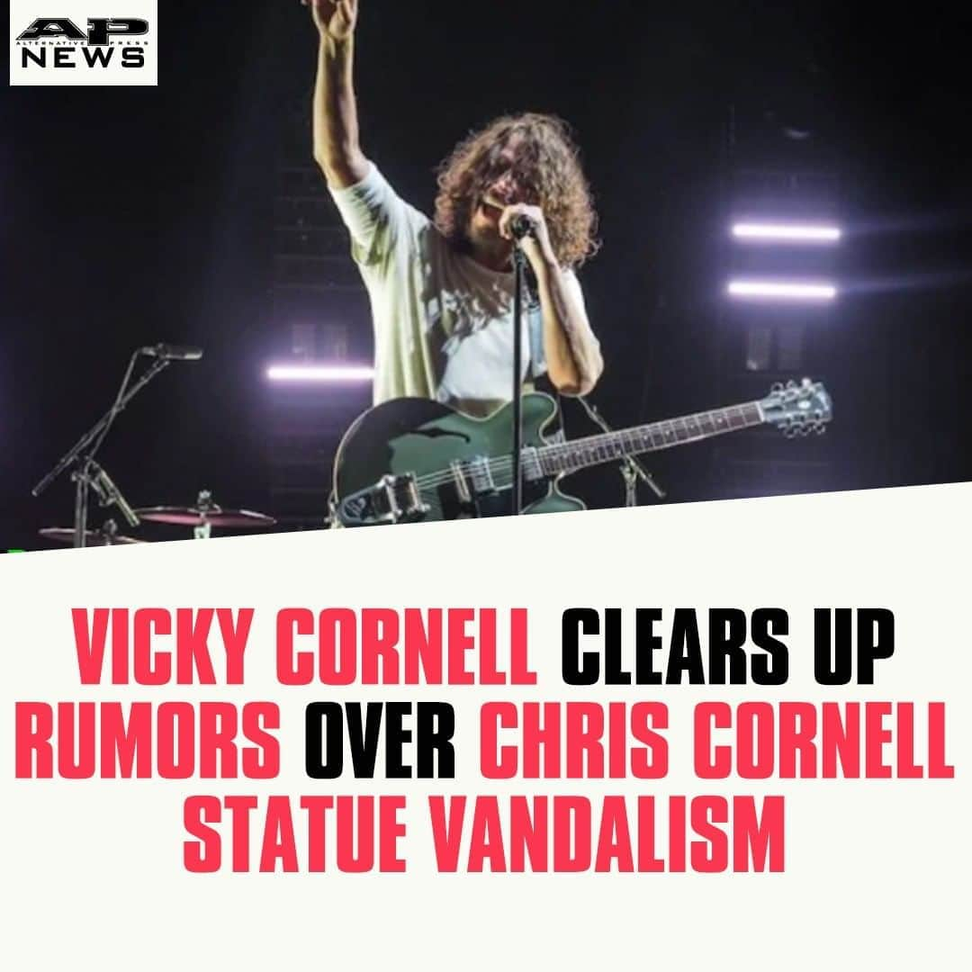 Alternative Pressさんのインスタグラム写真 - (Alternative PressInstagram)「@vickycornell shuts down rumors that the "@savethechildren" movement is responsible for the vandalism of the MoPOP @chriscornellofficial statue in Seattle⁠ LINK IN BIO⁠ .⁠ .⁠ .⁠ #chriscornell #vickycornell #savethechildren #savethechildrenmovement #chriscornellstatue #mopopchriscornellstatue #soundgarden #audioslave #alternativepress #altpress」8月27日 10時01分 - altpress