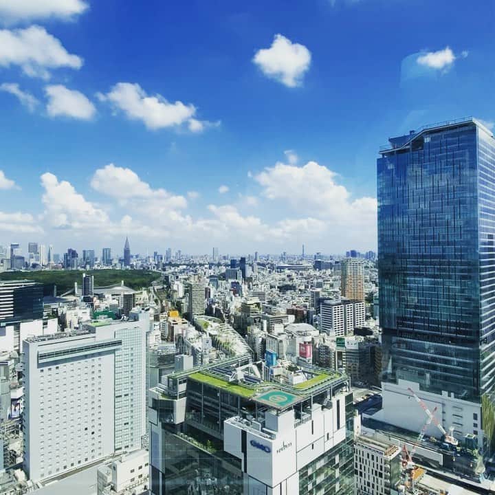 RAM RIDERのインスタグラム：「今月の配信は渋谷セルリアンから。こういうとこに泊まる度に「日常をこういう世界で生きてる人がいるんだなあ」と思う。下界を見下ろすような景色が身近だときっと良くも悪くも視座が高くなり、思想に影響しそうな気がする。僕にはエレベーターなし4階くらいがちょうどいいな。」