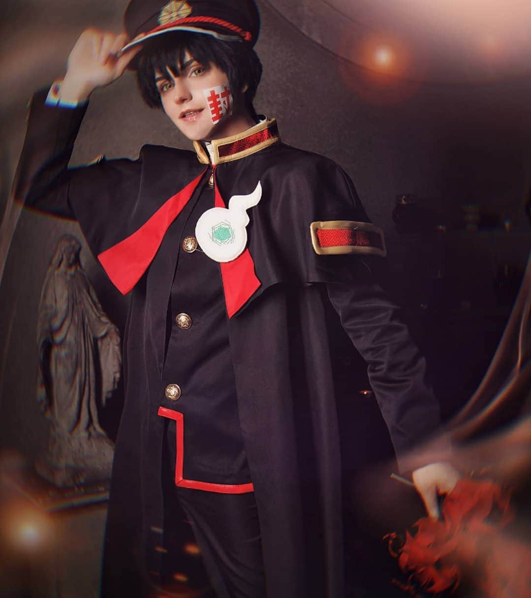 Gesha Petrovichさんのインスタグラム写真 - (Gesha PetrovichInstagram)「Teaser of new photoshoot #hanakokun 👻 Feel Halloween vibes and you?🌚🌝 🎃Costume by @uwowo_cosplay @uwowocosplay  🎃Lens @ttd_eye  🎃Wig @geshacos  HD wallpapers available onPatreon 🤤 P❤️treon.com/GeshaCos」8月27日 1時40分 - petrovichgesha