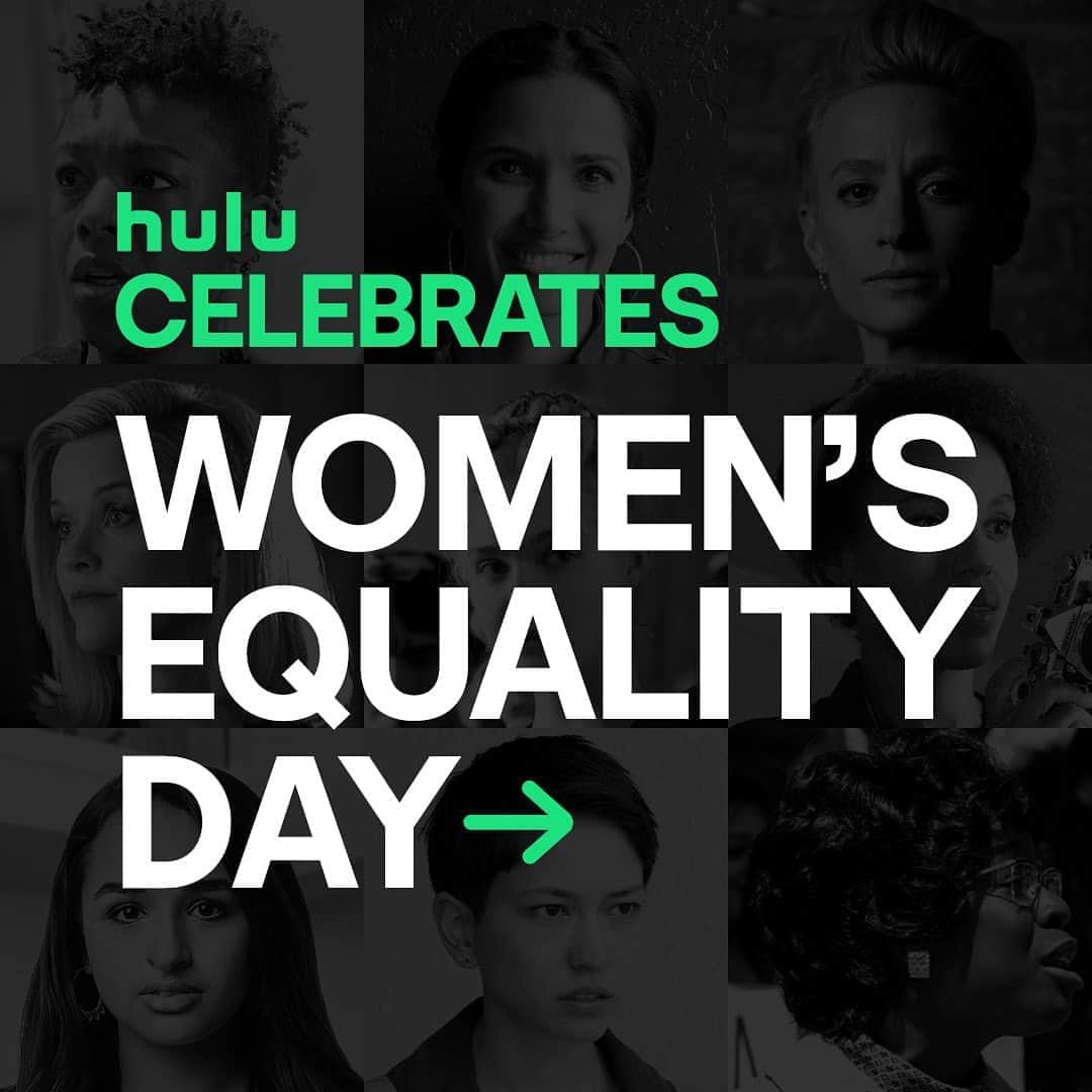 Hulu Home of Emmy-winningさんのインスタグラム写真 - (Hulu Home of Emmy-winningInstagram)「Shoutout to the Women of Hulu! 💚 #WomensEqualityDay」8月27日 1時55分 - hulu