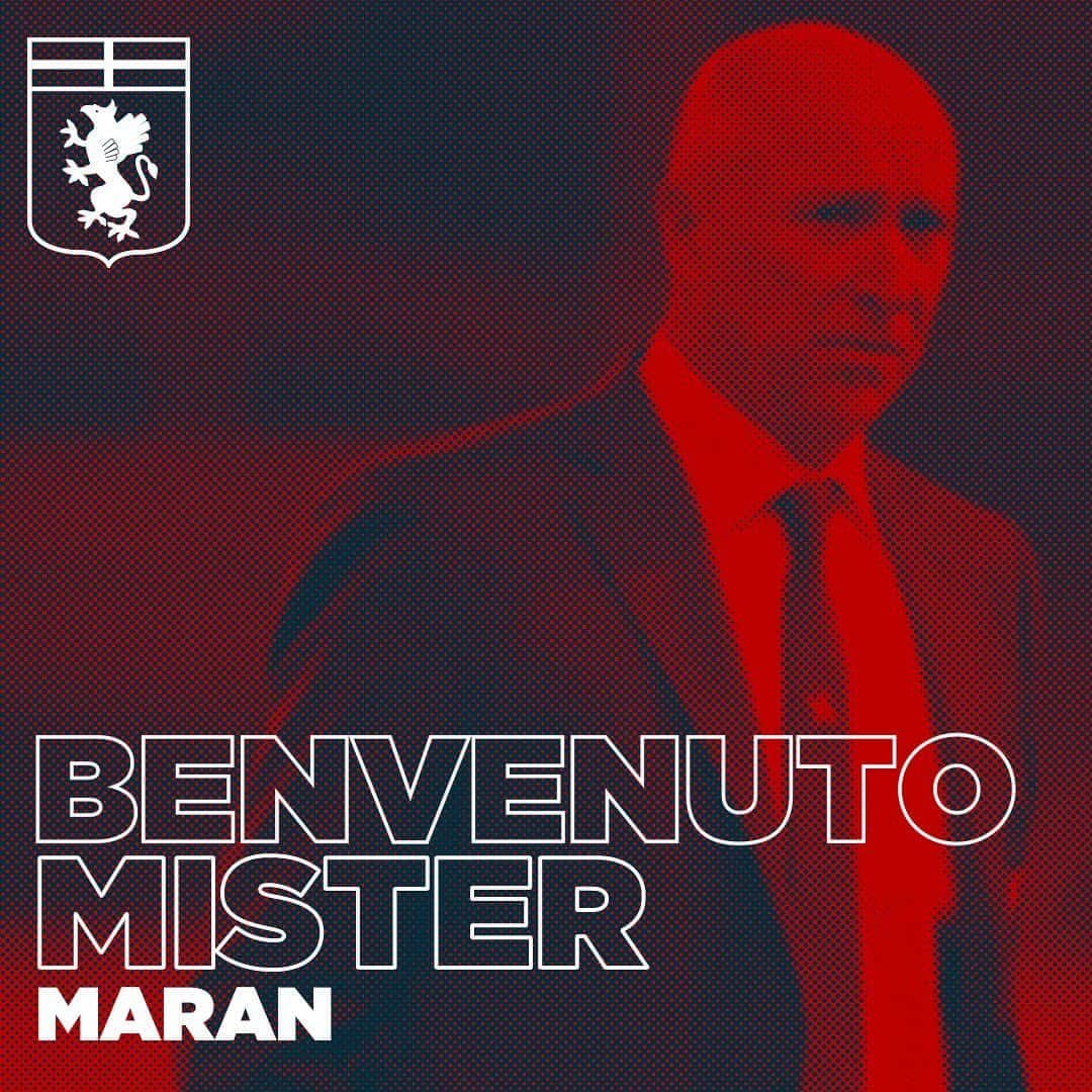 ジェノアCFCさんのインスタグラム写真 - (ジェノアCFCInstagram)「🔴🔵 Rolando Maran è il nuovo allenatore del Genoa. Benvenuto, mister!」8月27日 1時56分 - genoacfc