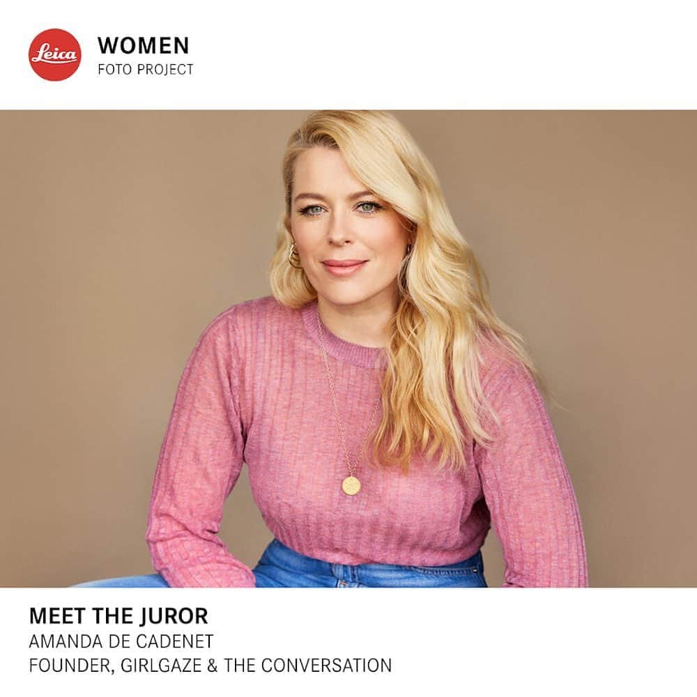 アマンダ・デ・カディネットのインスタグラム：「As a dedicated advocate of the female gaze, I am truly honored to be part of the incredible panel of jurors this year for the @LeicaCameraUSA Women Foto Project. The Leica Women Foto Project will award 3 photographers $10,000 and a Leica Q2 to complete a personal project expressed through the female perspective.⁠ ⁠-⁠ Submissions will be accepted now until October 8, 2020, and the recipients of the award will be announced on January 18, 2020. Head to the 🔗 in my bio to learn more and submit and tag someone below who you think should apply !  #LeicaCameraUSA #LeicaWomenFotoProject」