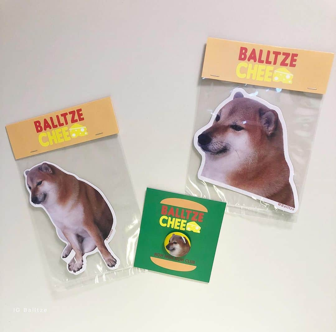 Balltze My name is Ballさんのインスタグラム写真 - (Balltze My name is BallInstagram)「I’ve made some cheesy packaging designs, new car decal sticker is added Delivery update: Greece USA *postcode  40000-69999 74000-79999 81300-93999 Available on air mail!  Shop link in bio  #balltze #nomnomnomclub #yos #cheems」8月27日 2時46分 - balltze