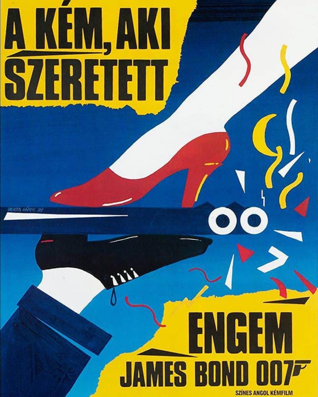 James Bond 007さんのインスタグラム写真 - (James Bond 007Instagram)「From the EON archives, the Hungarian poster for THE SPY WHO LOVED ME from 1989. It was the first Bond film officially shown in communist Eastern Europe, 12 years after its release in the West.」8月27日 3時28分 - 007