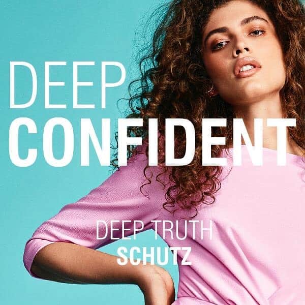 Schutzのインスタグラム：「DEEP CONFIDENT, DEEP TRUTH #schutzdeeptruth #whatsyourdeeptruth」