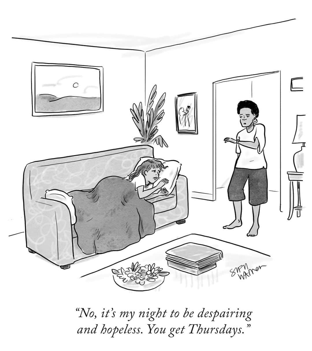 The New Yorkerさんのインスタグラム写真 - (The New YorkerInstagram)「Stick to the schedule. #NewYorkerCartoons 🖋@sofiawarrenart」8月27日 4時10分 - newyorkermag