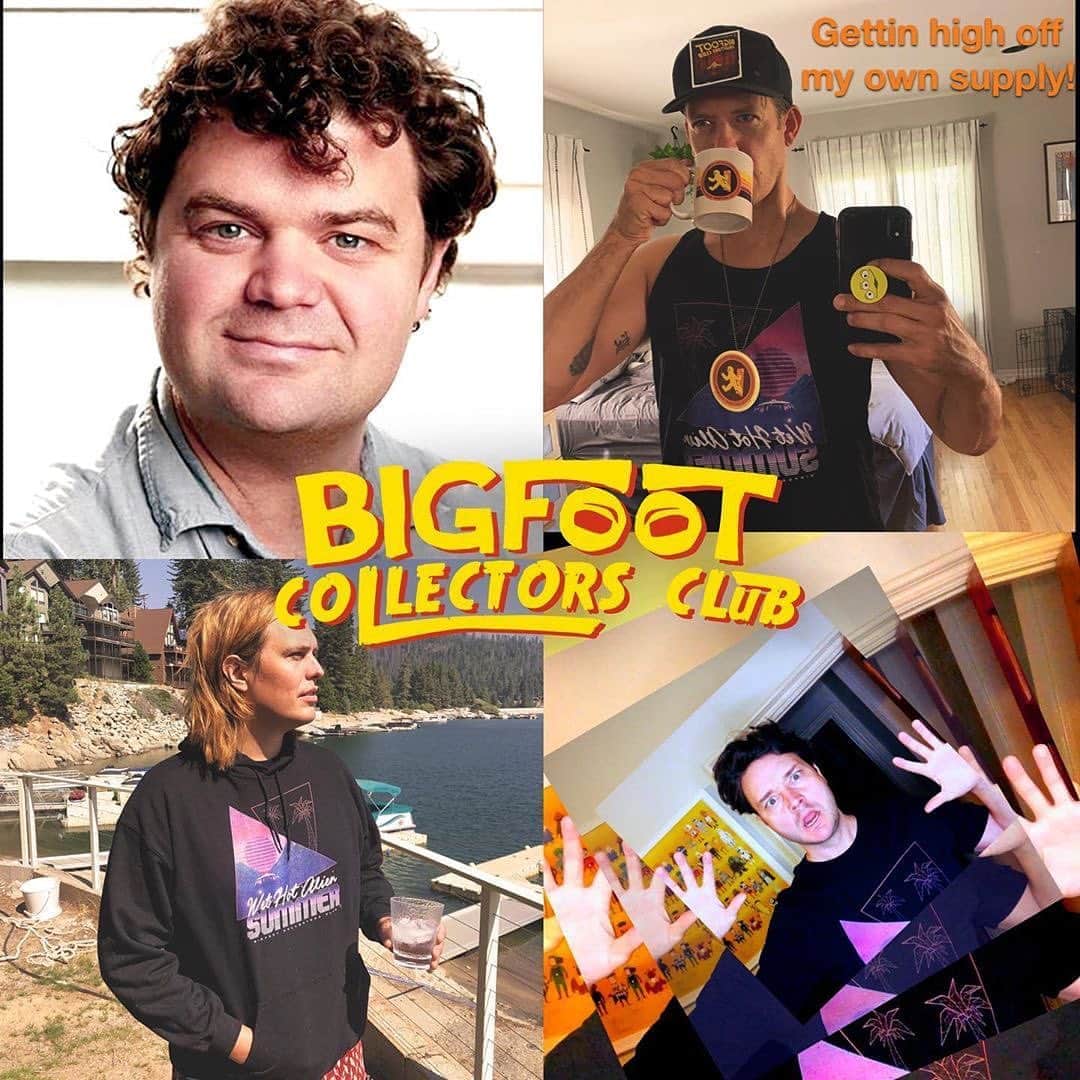 ブライス・ジョンソンのインスタグラム：「Roswell might be over, but #WetHotAlienSummer rages on! BCC 127 - “The Saucer Sasquatch of Greensburg, PA” w/ Jordan Morris has landed! Listen for free wherever you get your podcasts! @weare_campfire #JordanMorris  #repost @bigfootcollectorsclub ・・・」