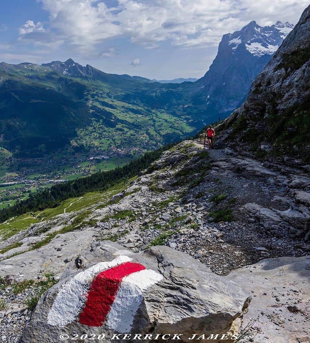 Ricoh Imagingのインスタグラム：「Posted @withregram • @kerrickjames5 Hiking the Eiger Trail above Grindelwald, Bernese Oberland, Switzerland. Views forever! Shot with Ricoh-Pentax K-1MKII and DFA 15-30mm F2.8 lens. #ricohusa #ricohimagingusa #pentaxiansunite」