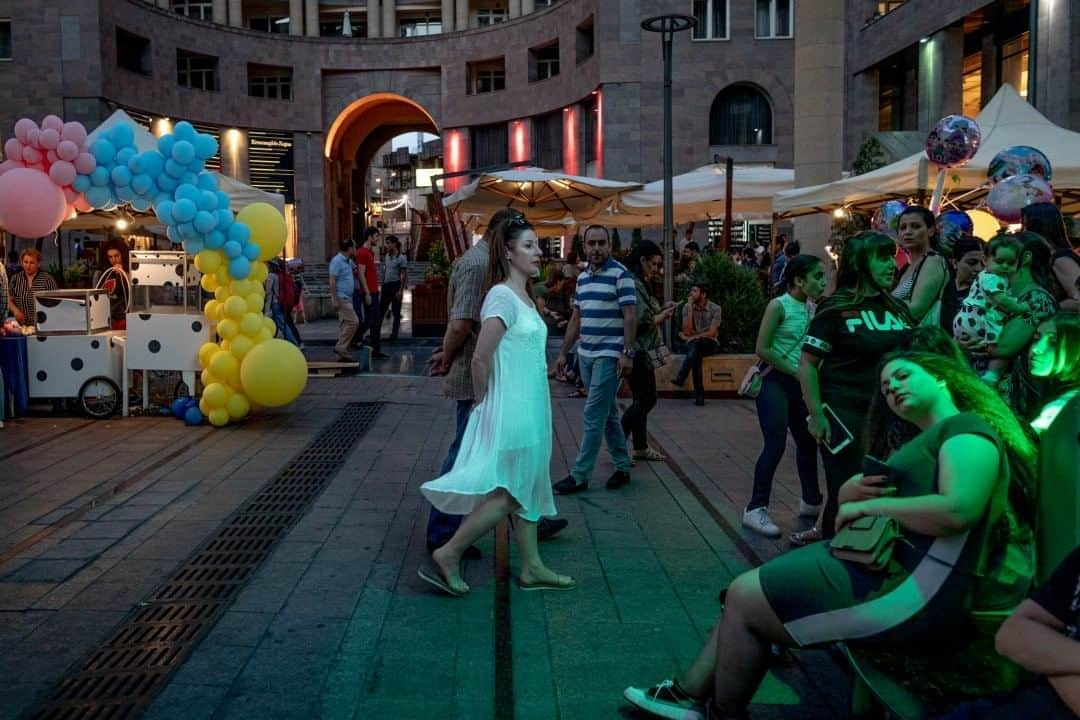 National Geographic Travelさんのインスタグラム写真 - (National Geographic TravelInstagram)「Photo by @AnushBabajanyan  A busy Northern Avenue in central Yerevan, Armenia. #Yerevan #Armenia」8月27日 5時05分 - natgeotravel