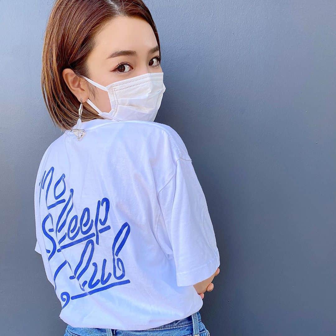 富久美玲のインスタグラム：「_ . 🆕 ゆきが働いてるお店のTシャツ＼(^o^)／ ゆきと色違いでGET💓 . @privspoonsclub  ▷Mサイズ .  #私服#身長152cm#mireistylecode#ootd#トップス#半袖#tシャツ#privspoonsclub#psc」
