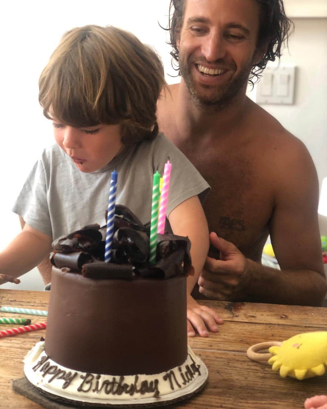 ロビン・タニーのインスタグラム：「Happy. birthday Nicky!!!」