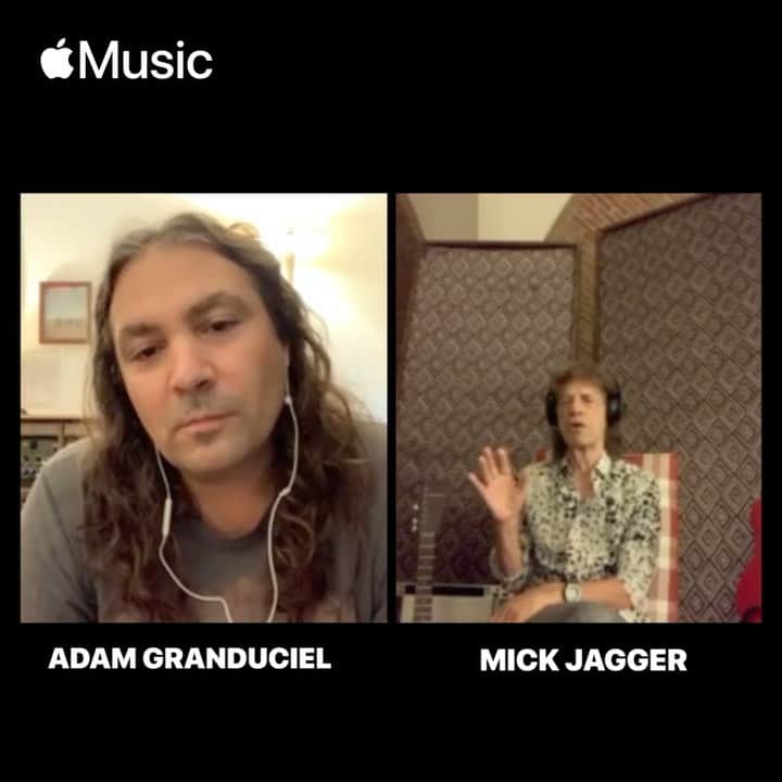 ミック・ジャガーのインスタグラム：「You can watch the full interview with me, @w1lko & Adam from @thewarondrugs on @applemusic and pre-add #GoatsHeadSoup2020 deluxe now! apple.co/GoatsHeadSoup」