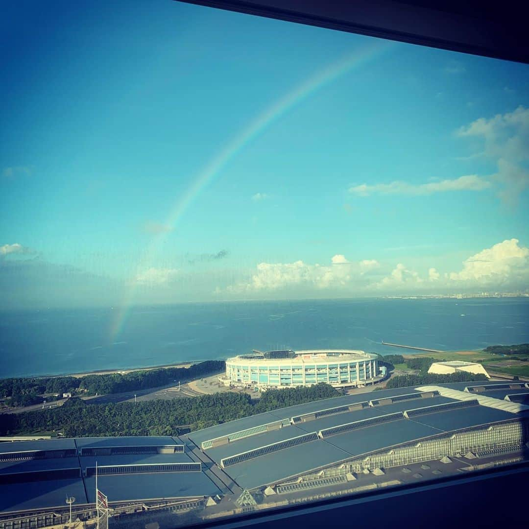 光永亮太さんのインスタグラム写真 - (光永亮太Instagram)「虹！ 幸せのお裾分け！  #bayfm #パワーベイ #rainbow #虹 #happy #lucky」8月27日 6時29分 - mitsunagaryota