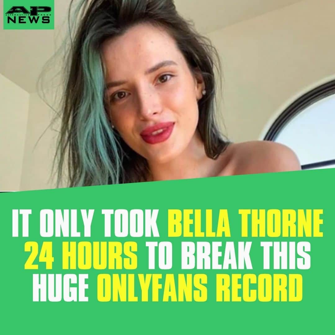 Alternative Pressさんのインスタグラム写真 - (Alternative PressInstagram)「@bellathorne is the first person to set this massive new record on @onlyfansofficial in less than a day ⁠ LINK IN BIO⁠ .⁠ .⁠ .⁠ #bellathorne #onlyfans #onlyfansrecord #alternativepress #altpress」8月27日 8時01分 - altpress