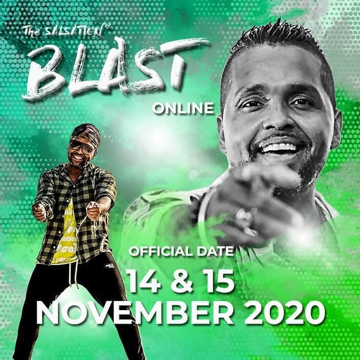 グレイス・カサリーノさんのインスタグラム写真 - (グレイス・カサリーノInstagram)「🔥OFFICIAL ONLINE BLAST DATES 🔥  SATURDAY 14TH & SUNDAY 15TH NOVEMBER   SAVE THE DATE   More information to follow.   [P.S. All those that had purchased tickets to the original BLAST 2020 in Poland that was cancelled earlier this year will automatically get a ticket to this ONLINE BLAST. You will receive a confirmation email]  #salsationblastonline #salsationblast2020 #keepmoving #keepmovingwithsalsation」8月27日 18時59分 - grace.casalino