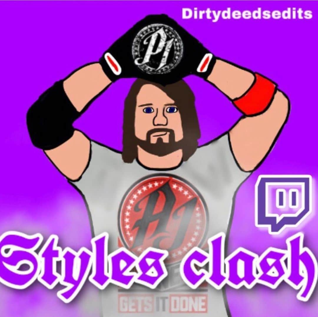 アレン・ジョーンズのインスタグラム：「Twitch.tv/Stylesclash 10pm let’s go!!」