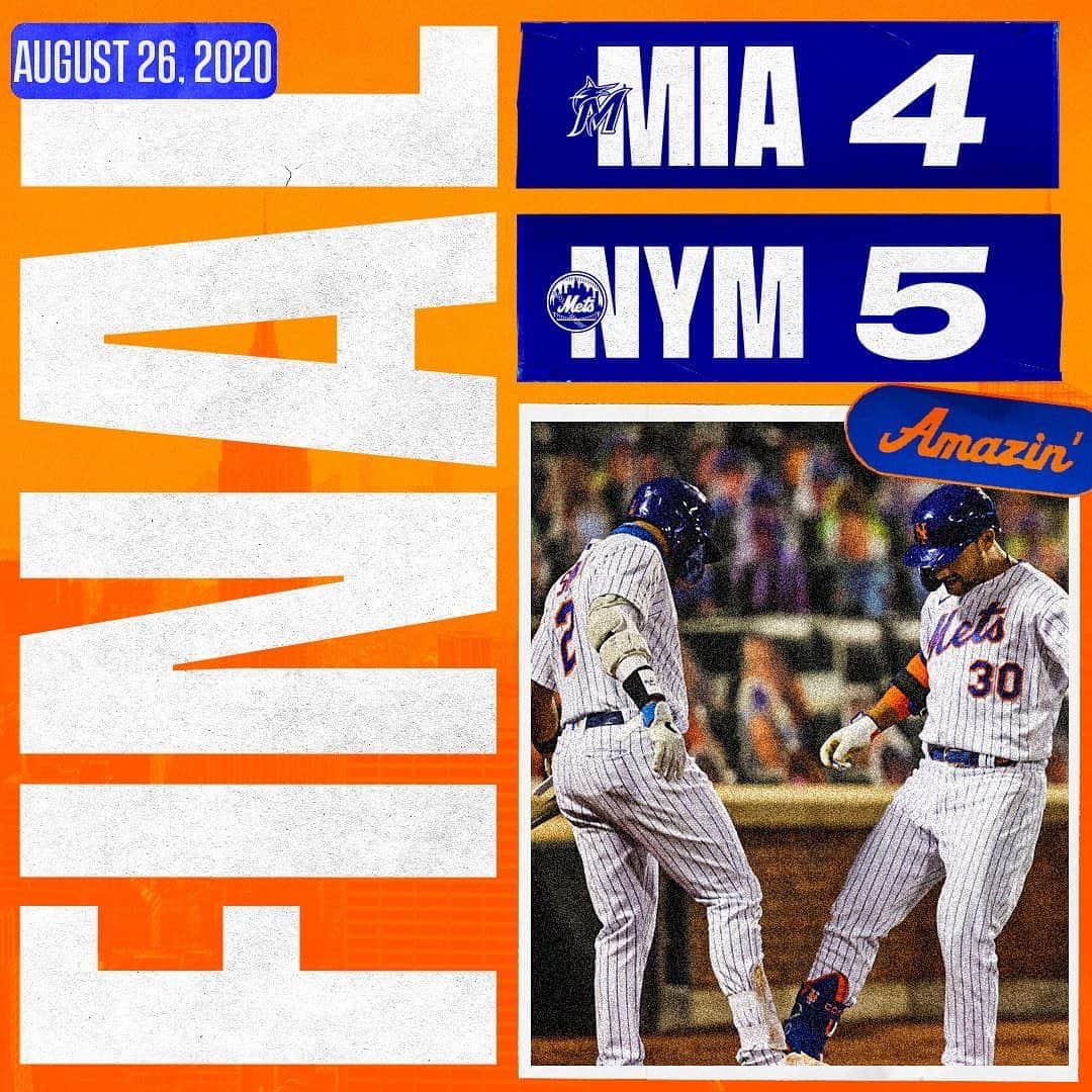 ニューヨーク・メッツさんのインスタグラム写真 - (ニューヨーク・メッツInstagram)「#MetsWin! #LGM」8月27日 11時28分 - mets