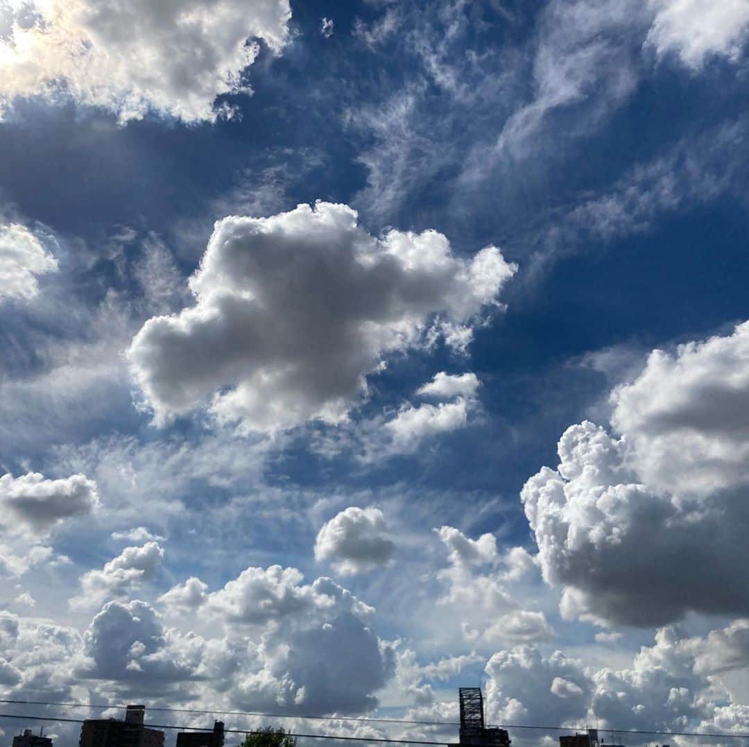森川夕貴さんのインスタグラム写真 - (森川夕貴Instagram)「***** What a beautiful day.  I suppose... I have to prepare for my work but... Can’t stop being under this sky.   #sky #clouds #summer #blue」8月27日 14時29分 - yuuki.morikawa_ex