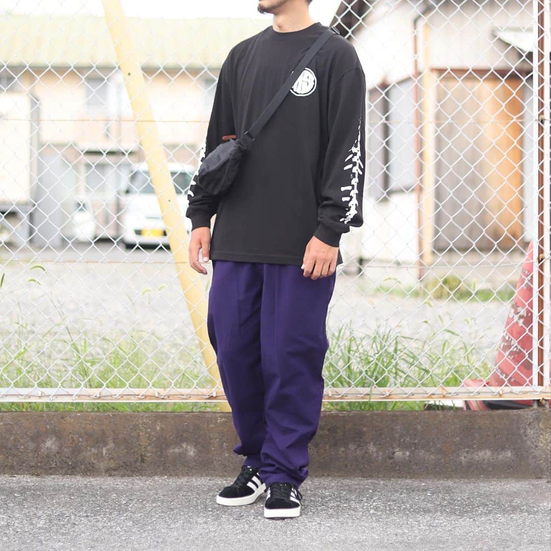 のインスタグラム：「MASSES﻿ @masses_tokyo﻿ ﻿ ﻿ 【L/S TEE】﻿ ■ T-SHIRTS L/S BONES﻿ ￥12,100- (tax  in)﻿ ﻿ ﻿ 【PANTS】﻿ ■ COTTON PANTS DYEING﻿ ￥24,200- (tax  in)﻿ ﻿ ﻿ ﻿ #masses #masses_tokyo #マシス #arknets #ark #ark_utsunomiya﻿ @arknets_official」