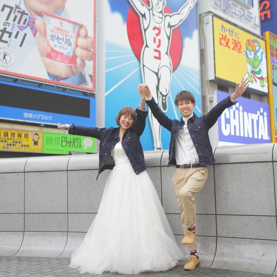 CLAIREのインスタグラム：「大阪といえば！ ・ @clairebridalstudio」