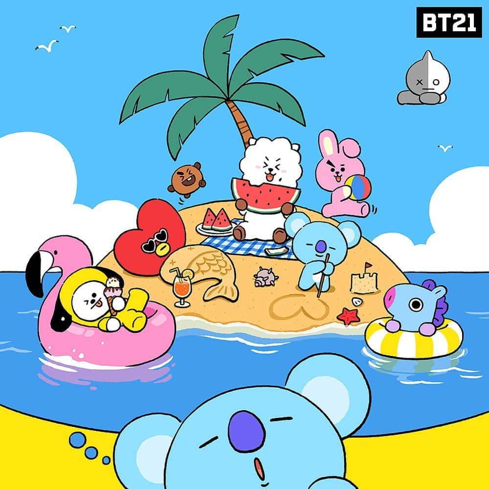 BT21 Stars of tomorrow, UNIVERSTAR!のインスタグラム