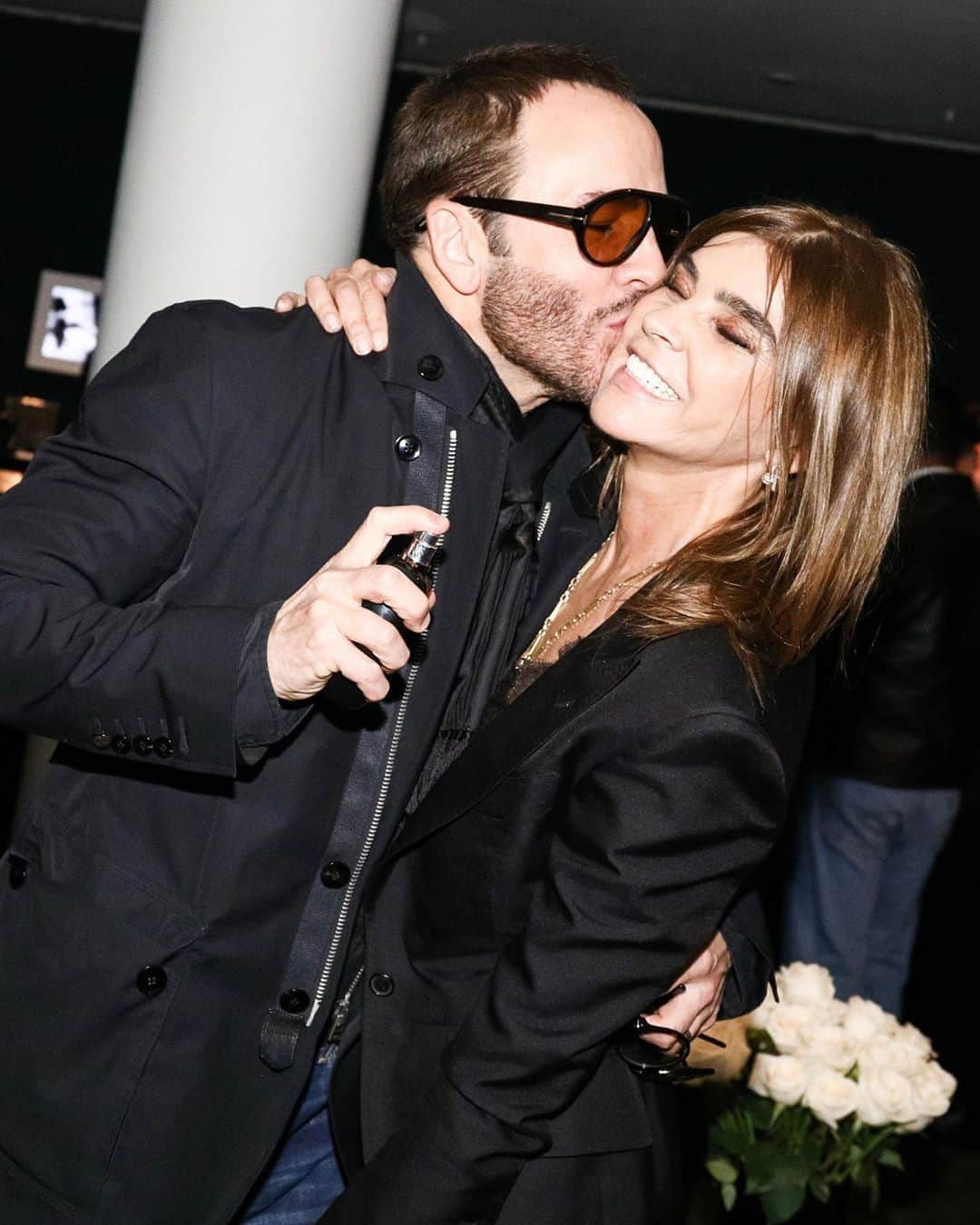カリーヌ・ロワトフェルドのインスタグラム：「Virgo season ♍️ Happy birthday Tom, 25 years together and counting, love you」