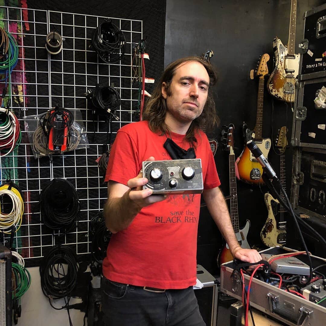 A Place to Bury Strangersのインスタグラム：「Hey everyone, I have put up my very own Echo Master that I’ve used on countless tours to help benefit the Brooklyn Is Burning kickstarter. Check it out, link on linktree in bio and help them out if you can.」